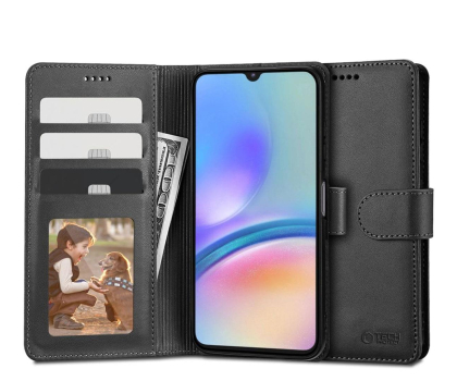 Etui / obudowa na smartfona Tech-Protect Wallet do Samsung Galaxy A05s Black